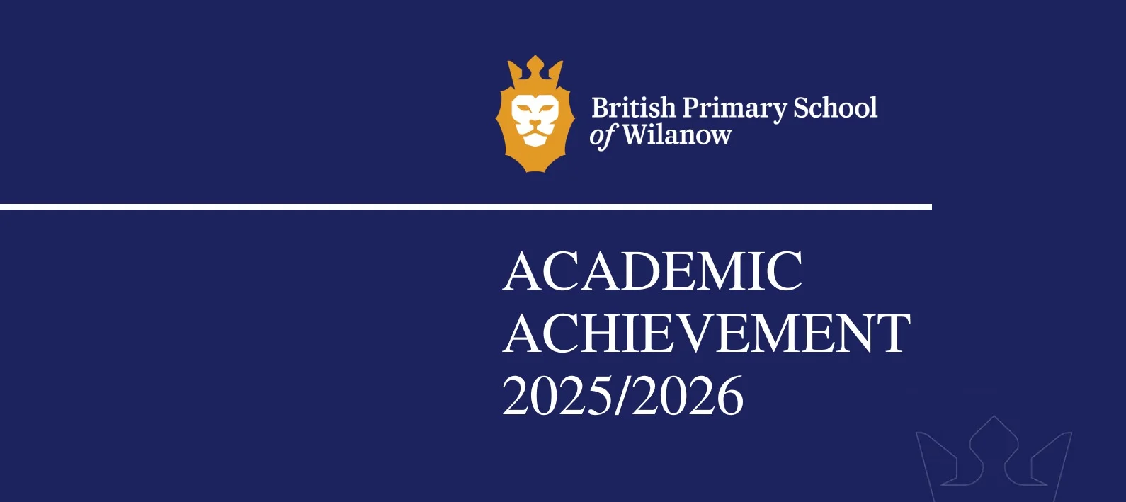 OUTSTANDING ACADEMIC ACHIEVEMENTS OF BSW PUPILS